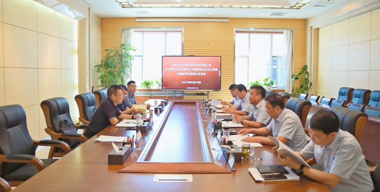 公司黨委召開學(xué)習(xí)貫徹習(xí)近平新時(shí)代中國特色社會(huì)主義思想主題教育專題民主生活會(huì)